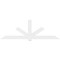 Ekena Millwork Kennewick Architectural Grade PVC Gable Bracket, 108"W x 36"H x 2"D x 6"F, 8/12 Pitch GBP108X36X0206KEN00 - alternate 2